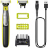 Philips OneBlade 360 QP2834/23 zastřihovač na tvář a tělo, voděodolný, 2 nástavce, akumulátorový provoz