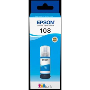 EPSON 108 EcoTank Cyan ink bottle EPSON 108 EcoTank Cyan ink bottle