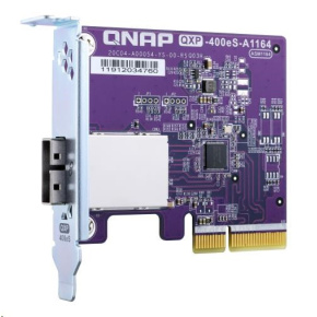 QNAP QXP-400eS Rozšiřující úložná karta SATA 6Gb/s, 1x SFF-8088 (až 4x HDD)