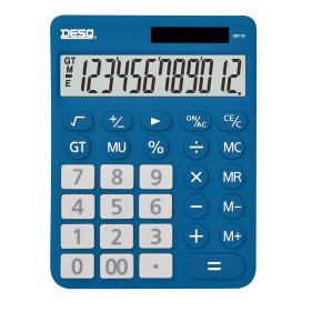 DESQ Kalkulačka XL, tmavě modrá