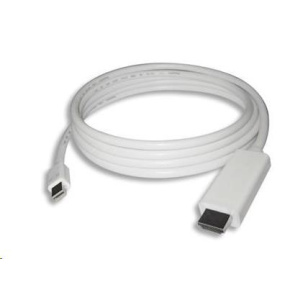 PREMIUMCORD Kabel Mini DisplayPort - HDMI 1m, bílý PREMIUMCORD Kabel Mini DisplayPort - HDMI 1m, bílý