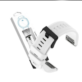 RhinoTech řemínek pro Garmin QuickFit sportovní silikonový 26mm bílý RhinoTech řemínek pro Garmin QuickFit sportovní silikonový 26mm bílý