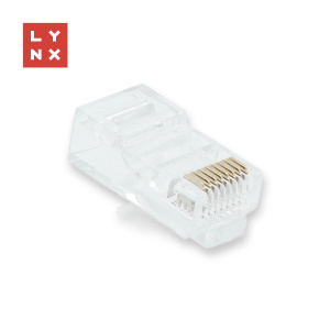LYNX konektor UTP Cat5e, 30µ, 100ks LYNX konektor UTP Cat5e, 30µ, 100ks