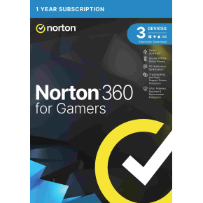 NORTON 360 FOR GAMERS 50GB CZ 1 uzivatel pro 3 zarizeni na 1 rok ESD NORTON 360 FOR GAMERS 50GB CZ 1 uzivatel pro 3 zarizeni na 1 rok ESD