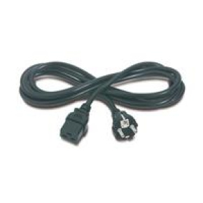 APC Power Cord C19 naar Schuko, 2.4m, 16A (C19/CEE 7/7) APC Power Cord C19 naar Schuko, 2.4m, 16A (C19/CEE 7/7)