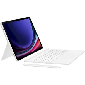Samsung pouzdro s klávesnicí EF-DX725UWE pro Galaxy Tab S9/S9 FE, bílá Samsung pouzdro s klávesnicí EF-DX725UWE pro Galaxy Tab S9/S9 FE, bílá