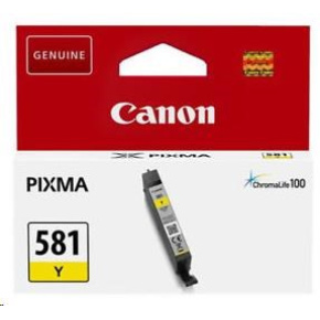 Canon CARTRIDGE CLI-581 žlutá pro PIXMA TS615x, TS625x, TS635x, TS815x,TS825x, TS835x, TS915x (257 str.) Canon CARTRIDGE CLI-581 žlutá pro PIXMA TS615x, TS625x, TS635x, TS815x,TS825x, TS835x, TS915x (257 str.)