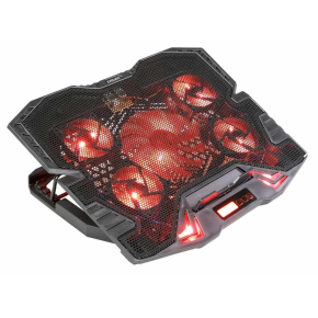 EVOLVEO Ania 5R, chladicí podstavec pro notebook, červené podsvícení EVOLVEO Ania 5R, chladicí podstavec pro notebook, červené podsvícení