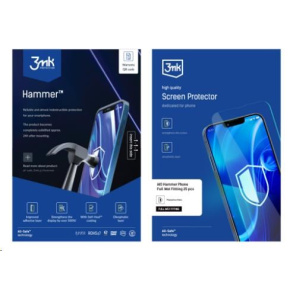 3mk All-Safe - AIO fólie Hammer Full Wet Fitting Phone, 25 ks 3mk All-Safe - AIO fólie Hammer Full Wet Fitting Phone, 25 ks