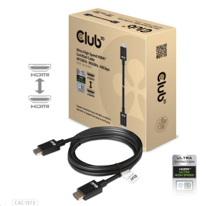 Club3D Kabel Ultra Rychlý HDMI™ Certifikovaný, 4K 120Hz, 8K60Hz, 48Gbps M/M, 3m, 28 AWG Club3D Kabel Ultra Rychlý HDMI™ Certifikovaný, 4K 120Hz, 8K60Hz, 48Gbps M/M, 3m, 28 AWG