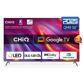 CHiQ U50QST TV 50", UHD, QLED, ultratenká, Google TV, DLG 120 Hz, Dolby Audio, Frameless, metalická CHiQ U50QST TV 50", UHD, QLED, ultratenká, Google TV, DLG 120 Hz, Dolby Audio, Frameless, metalická