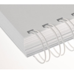 Kovové hřbety (2/1") 38 bílé Kovové hřbety (2/1") 38 bílé