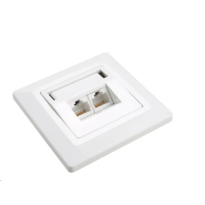 Solarix Zásuvka CAT5E UTP 2 x RJ45 pod omítku bílá SX9-2-5E-UTP-WH Solarix Zásuvka CAT5E UTP 2 x RJ45 pod omítku bílá SX9-2-5E-UTP-WH