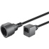 PREMIUMCORD Kabel napájecí 230V Prodlužovací s EURO konektorem C14 (IEC connection) , 1,5m