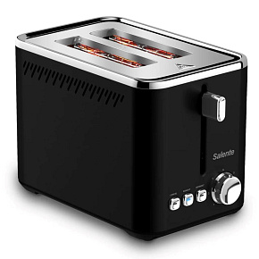 Salente ToastPro, topinkovač, nerez, černý Salente ToastPro, topinkovač, nerez, černý
