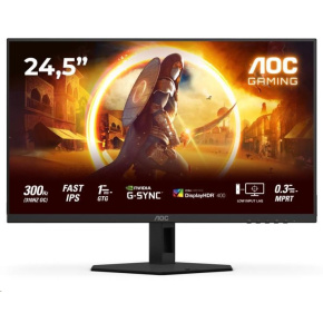 AOC MT 24,5" 25G4SRE - 1920x1080,Fast IPS,300Hz (OC 310Hz),2xHDMI,1xDP AOC MT 24,5" 25G4SRE - 1920x1080,Fast IPS,300Hz (OC 310Hz),2xHDMI,1xDP