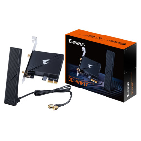 GIGABYTE WI-FI karta GC-WIFI7, WiFi7 Modul, PCIe x1, Bluetooth 5.3 GIGABYTE WI-FI karta GC-WIFI7, WiFi7 Modul, PCIe x1, Bluetooth 5.3