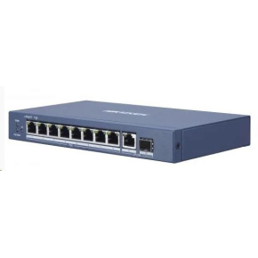 HIKVISION DS-3E0510P-E (8+2), switch 8xGb PoE + 1x Gb uplink RJ-45 + 1x Gb uplink SFP, 110W HIKVISION DS-3E0510P-E (8+2), switch 8xGb PoE + 1x Gb uplink RJ-45 + 1x Gb uplink SFP, 110W