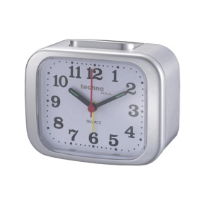 TechnoLine Modell XL analogový budík, stříbrný TechnoLine Modell XL analogový budík, stříbrný
