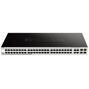 D-Link DGS-1210-48 52-port Gigabit Smart Switch, 48x GbE, 4x RJ45/SFP, fanless D-Link DGS-1210-48 52-port Gigabit Smart Switch, 48x GbE, 4x RJ45/SFP, fanless