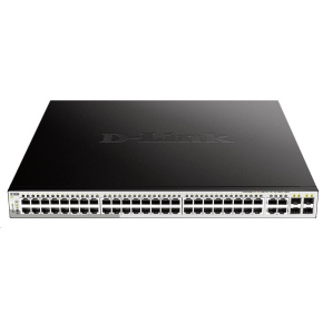 D-Link DGS-1210-52MP 52-Port Gigabit Smart+ PoE Switch, 48x GbE PoE+, 4x RJ45/SFP, PoE 370W D-Link DGS-1210-52MP 52-Port Gigabit Smart+ PoE Switch, 48x GbE PoE+, 4x RJ45/SFP, PoE 370W