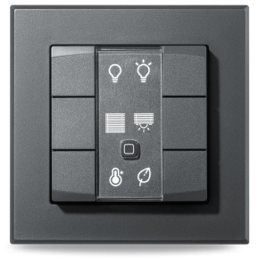 Homematic IP  Nástěnný dálkový ovladač - 6 tlačítek, antracit - HmIP-WRC6-A