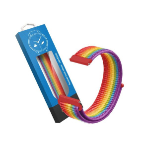 RhinoTech univerzální nylonový řemínek Quick Release 22mm duhový RhinoTech univerzální nylonový řemínek Quick Release 22mm duhový