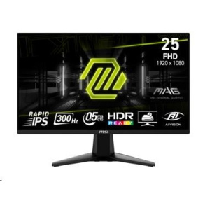MSI LCD MAG 255XF, 24.5", 1920x1080, Rapid IPS, 0,5ms, VESA 100x100, Black