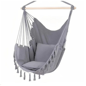 2Kids Toys Závěsné houpací křeslo šedé