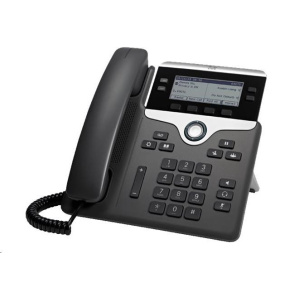 Cisco CP-7841-3PCC-K9=, VoIP telefon, 4line, 2x10/100/1000, displej, PoE Cisco CP-7841-3PCC-K9=, VoIP telefon, 4line, 2x10/100/1000, displej, PoE