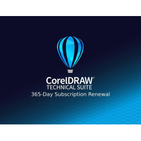 CorelDRAW Technical Suite 365 dní obnovení pronájemu licence (2501+) EN/DE/FR/ES/BR/IT/CZ/PL/NL