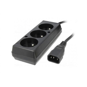 Prodlužovací přívod 3x230V pro UPS (IEC320-C14), 30cm Prodlužovací přívod 3x230V pro UPS (IEC320-C14), 30cm