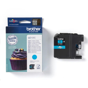 BROTHER INK LC-123C cyan cca 600 BROTHER INK LC-123C cyan cca 600