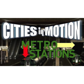 Cities in Motion: Metro Stations (PC) klíč Steam Cities in Motion: Metro Stations (PC) klíč Steam
