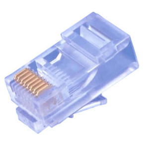 Konektor UTP RJ45 (8p8c), Cat5E, 50µm, licna(lanko) - 100 ks Konektor UTP RJ45 (8p8c), Cat5E, 50µm, licna(lanko) - 100 ks