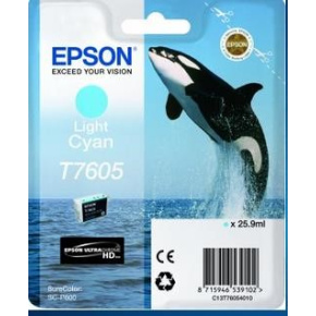 EPSON ink bar ULTRACHROME HD "Kosatka" - Light Cyan - T7605 (25,9 ml) EPSON ink bar ULTRACHROME HD "Kosatka" - Light Cyan - T7605 (25,9 ml)