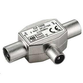 PremiumCord TV antenní slučovač-rozbočovač IEC 75 Ohm 1xM-2xF PremiumCord TV antenní slučovač-rozbočovač IEC 75 Ohm 1xM-2xF