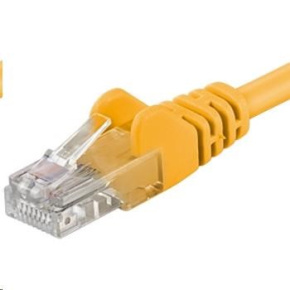 PREMIUMCORD Patch kabel UTP RJ45-RJ45 CAT5e 15m žlutá PREMIUMCORD Patch kabel UTP RJ45-RJ45 CAT5e 15m žlutá