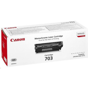 Canon TONER CRG-703 černý pro LBP-2900, LBP-2900b (2500 str.) Canon TONER CRG-703 černý pro LBP-2900, LBP-2900b (2500 str.)