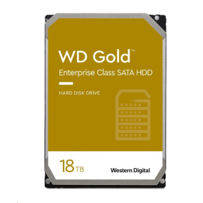 WD GOLD WD181KRYZ 18TB, SATA III 3.5", 512MB 7200RPM, 269MB/s, CMR, Enterprise WD GOLD WD181KRYZ 18TB, SATA III 3.5", 512MB 7200RPM, 269MB/s, CMR, Enterprise