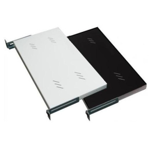 TRITON Police s perforací 19", 1U/250mm, nosnost 15kg, šedá TRITON Police s perforací 19", 1U/250mm, nosnost 15kg, šedá