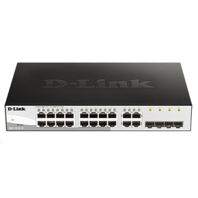 D-Link DGS-1210-16 20-port Gigabit Smart Switch, 16x GbE, 4x RJ45/SFP, fanless D-Link DGS-1210-16 20-port Gigabit Smart Switch, 16x GbE, 4x RJ45/SFP, fanless