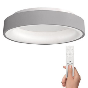 Solight LED stropní světlo kulaté Treviso, 48W, 2880lm, stmívatelné, dálkové ovládání, šedá Solight LED stropní světlo kulaté Treviso, 48W, 2880lm, stmívatelné, dálkové ovládání, šedá