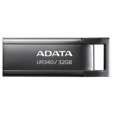 ADATA Flash Disk 64GB UR340, USB 3.2 Dash Drive, lesklá černá