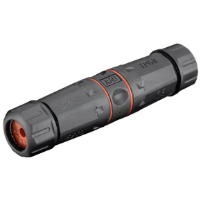 Spojka vodotěsná STP RJ45, Cat5E, Cat6, Cat6A, krytí IP68 Spojka vodotěsná STP RJ45, Cat5E, Cat6, Cat6A, krytí IP68