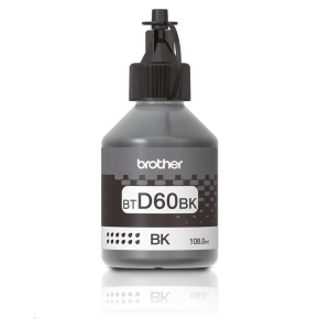 BROTHER INK BT-D60BK black pro T4xx, T5xx, T7xx, T9xx cca 6000 stránek, bezpigmentový - INKTANK BROTHER INK BT-D60BK black pro T4xx, T5xx, T7xx, T9xx cca 6000 stránek, bezpigmentový - INKTANK