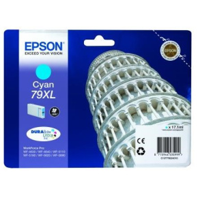 EPSON Ink bar WF-5xxx Series Ink Cartridge "Pisa" 79 XL Cyan (17,1 ml) (2.000 str.) EPSON Ink bar WF-5xxx Series Ink Cartridge "Pisa" 79 XL Cyan (17,1 ml) (2.000 str.)