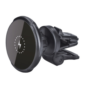 Solight magnetický držák MagSafe do auta s bezdrátovým nabíjením Qi 15W Solight magnetický držák MagSafe do auta s bezdrátovým nabíjením Qi 15W