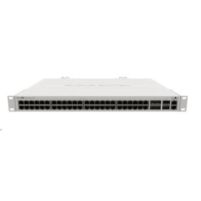 MikroTik Cloud Router Switch CRS354-48G-4S+2Q+RM, 650MHz CPU, 64MB, 1x10/100, 48xGLAN, 4xSFP+, 2xQSFP, vč. L5