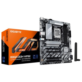 GIGABYTE MB Sc LGA1851 B860 DS3H WIFI6E, Intel B860, 4xDDR5, 1xDP, 1xHDMI, WiFi, ATX GIGABYTE MB Sc LGA1851 B860 DS3H WIFI6E, Intel B860, 4xDDR5, 1xDP, 1xHDMI, WiFi, ATX